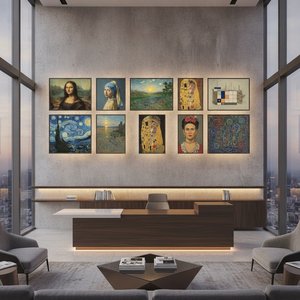 Elevate Your Workspace: Top 10 Iconic Paintings for a Professional Office