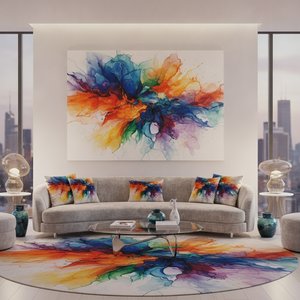 Lyrical Abstraction: A Designer's Guide to Infusing Emotion and Vibrant Color into Modern Interiors