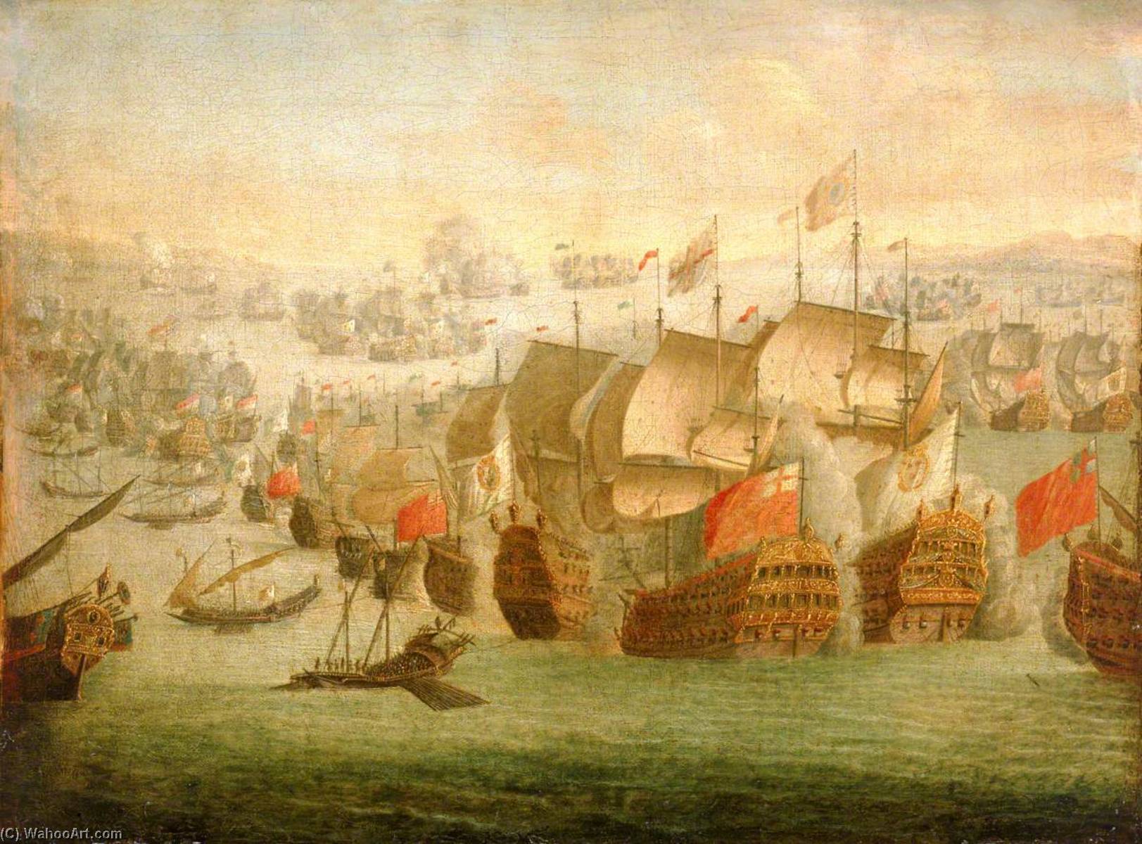 The Battle Of Malaga, 13 August 1704 — Isaac Sailmaker