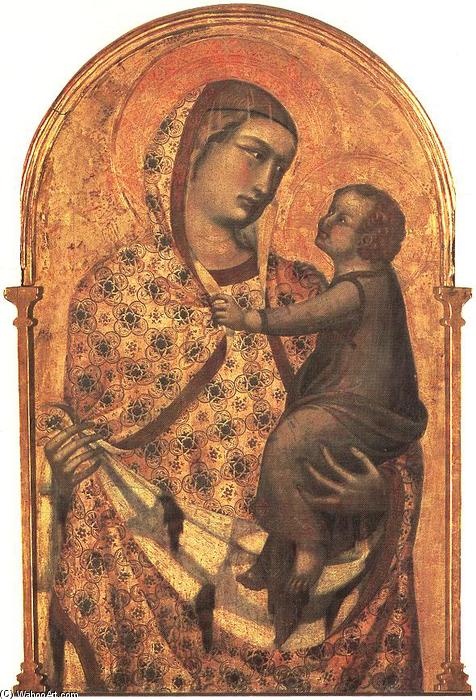 Madonna And Child (detail Of A Polyptych) — Pietro Lorenzetti