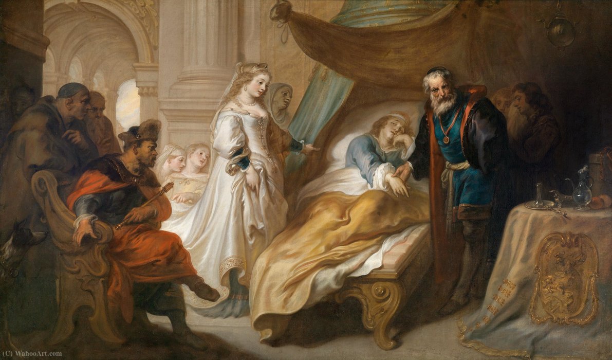 Theodoor Van Thulden Antiochus And Stratonice — Theodoor Van Thulden