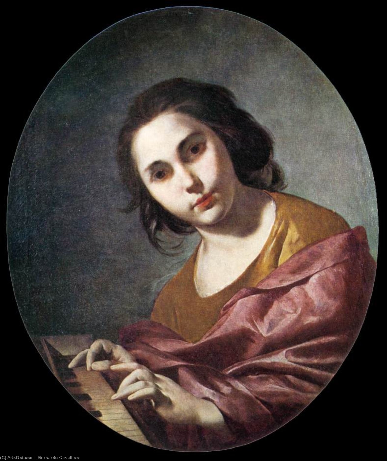 Clavichord Player — Bernardo Cavallino