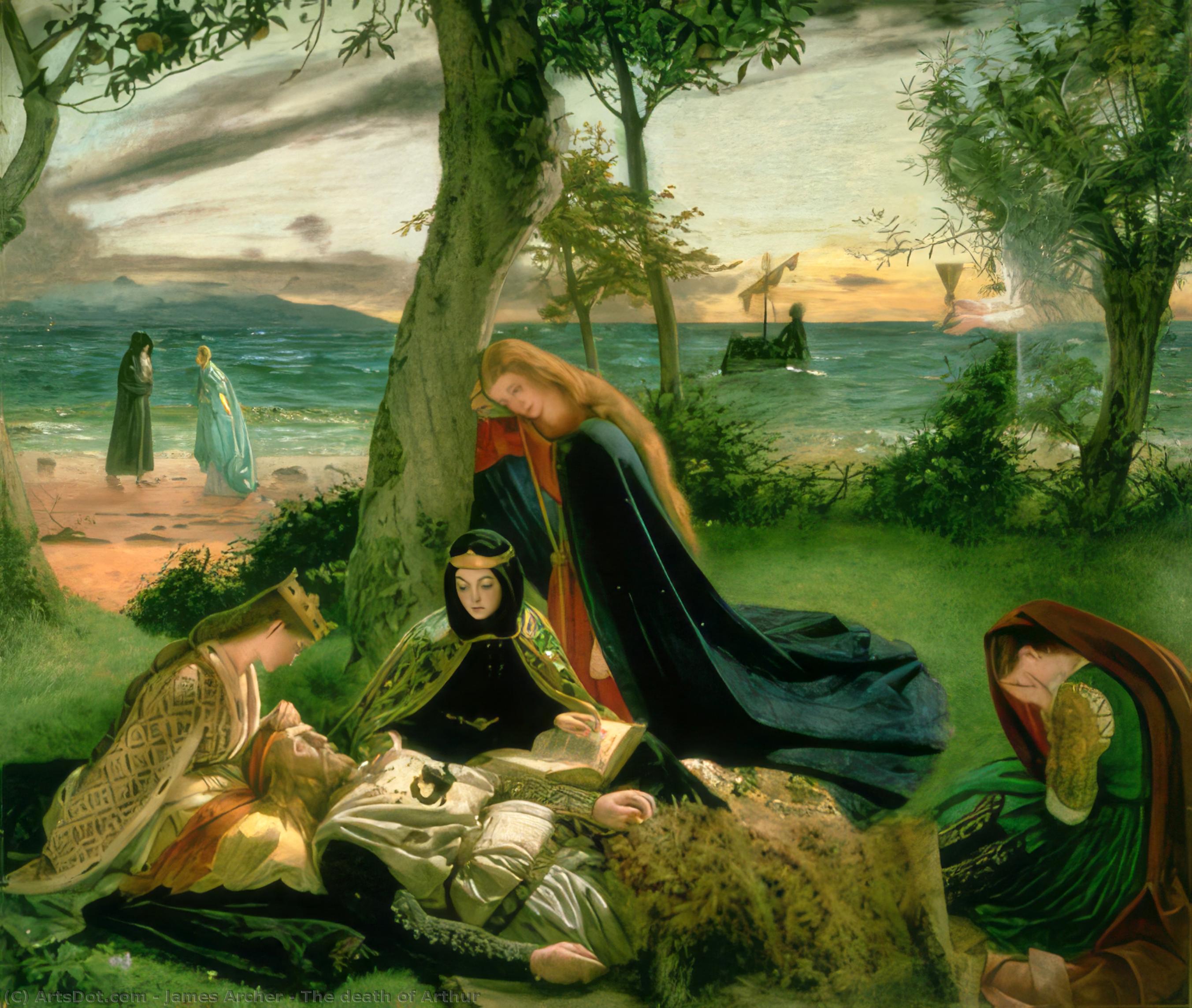 The Death Of Arthur — James Archer