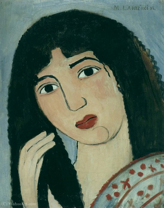 Tête De Jeune Fille (1909) — マリー・ローランサン