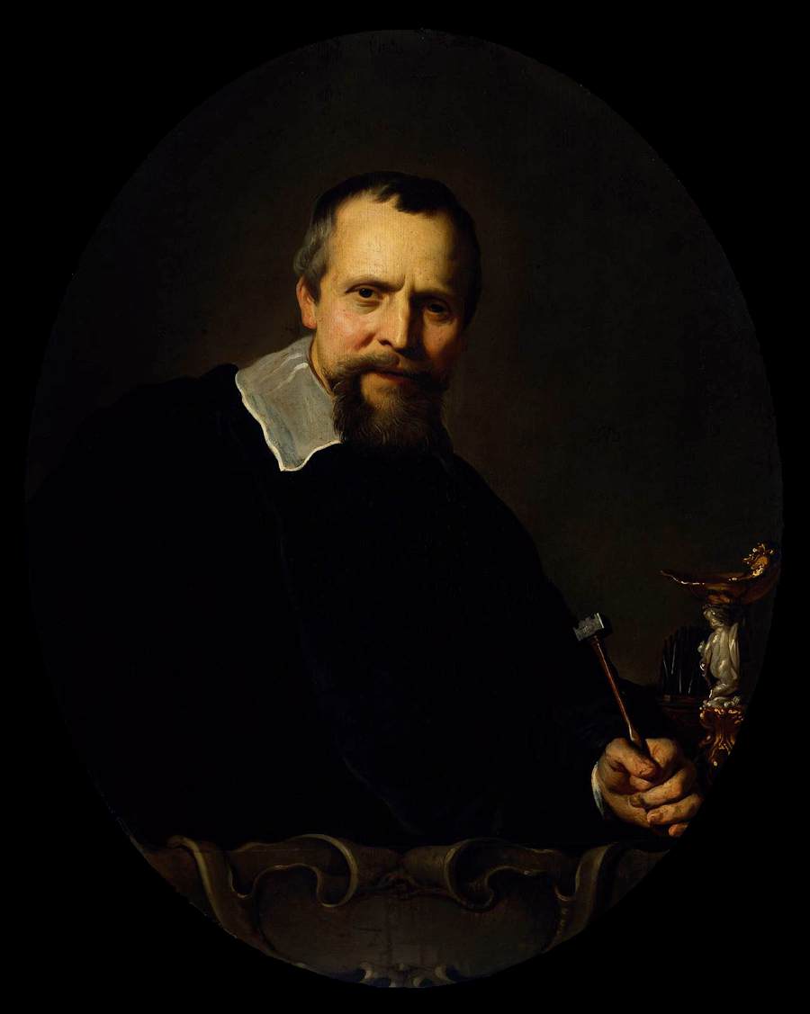 Portrait Of Johannes Lutma — Jacob Adriaensz Backer