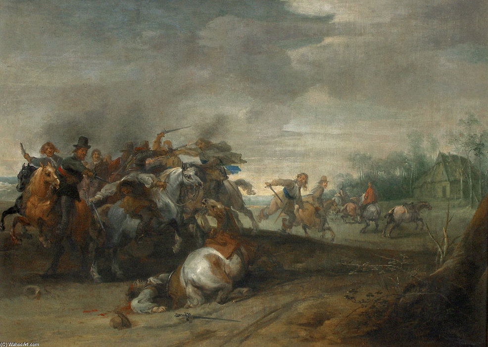 Cavalry Charge — Pieter Meulener