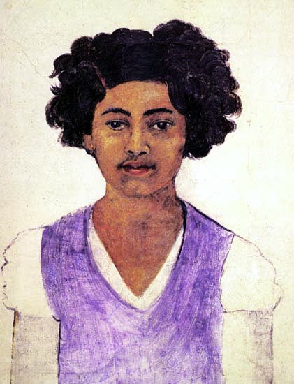 Selbstporträt Mit Dornkette Und Kolibri — Frida Kahlo