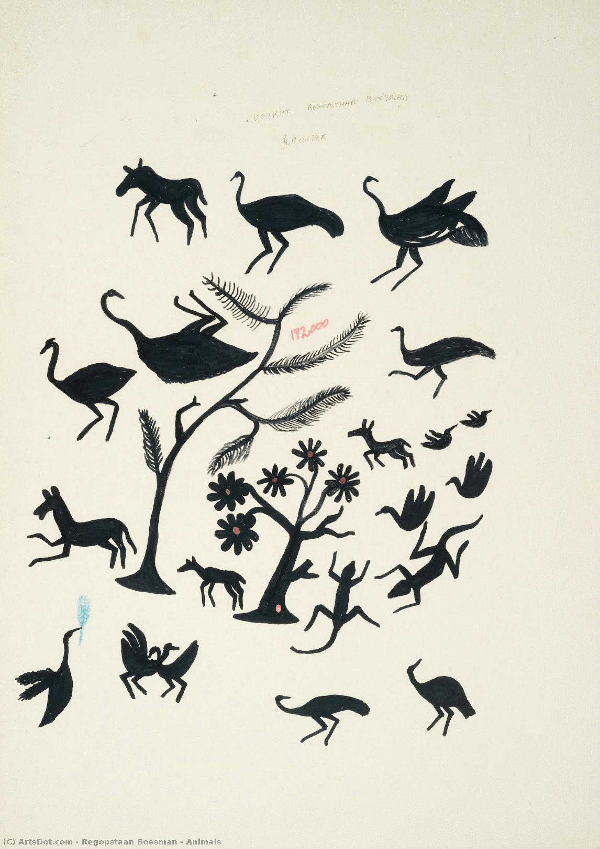 Animals — Regopstaan Boesman