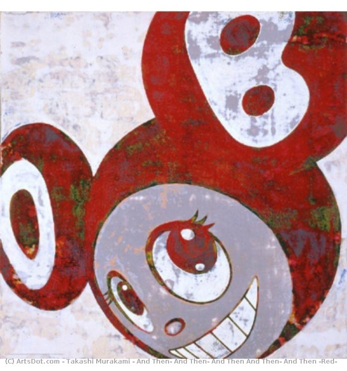 And Then, And Then, And Then And Then, And Then (red) — Takashi Murakami