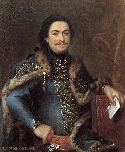 Portrait Of János Podmaniczky — Ádám Mányoki