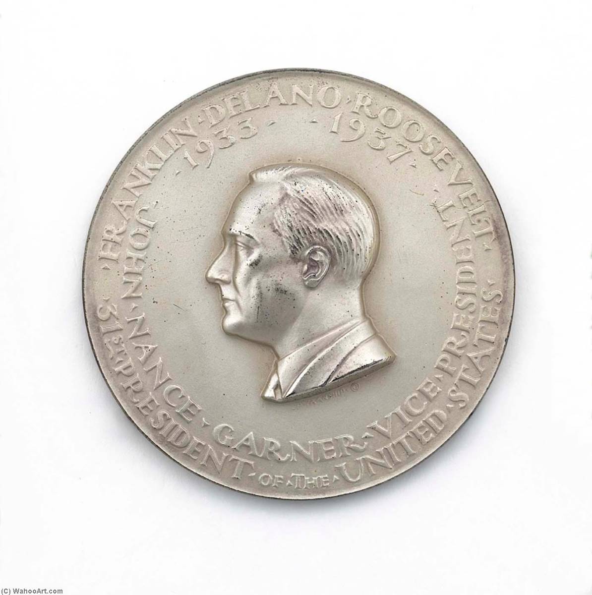Franklin Delano Roosevelt First Inaugural Medal — Paul Manship