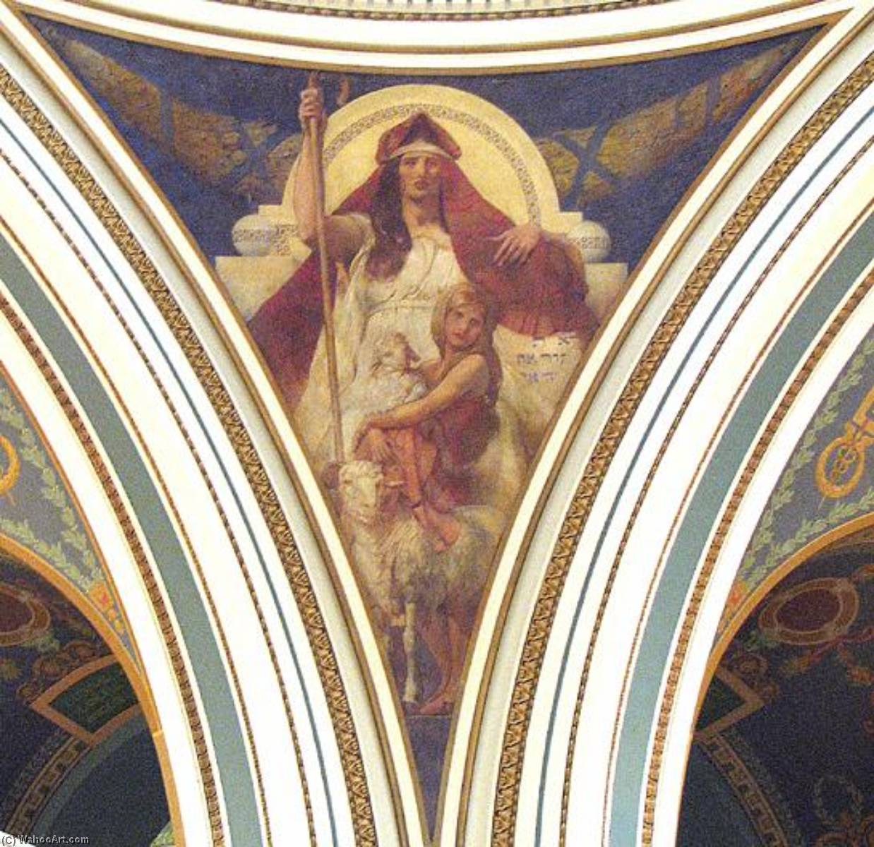 Law Of The Bible, (painting) — Edwin Howlan
