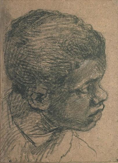 Head Of A Young Black — Paolo Veronese