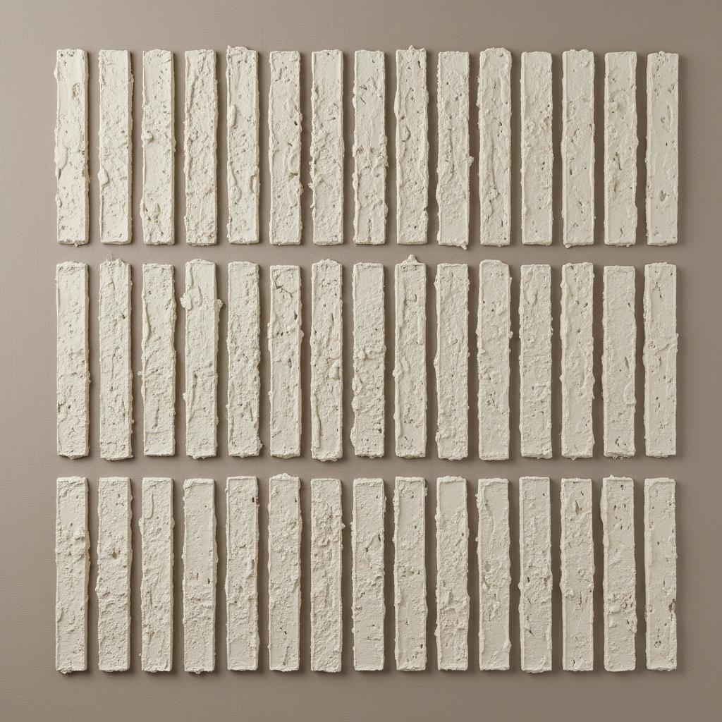 Monolithische Rhythmen In Creme Und Taupe: Eine Skulpturale Studie Taktiler Beständigkeit — David Moreau