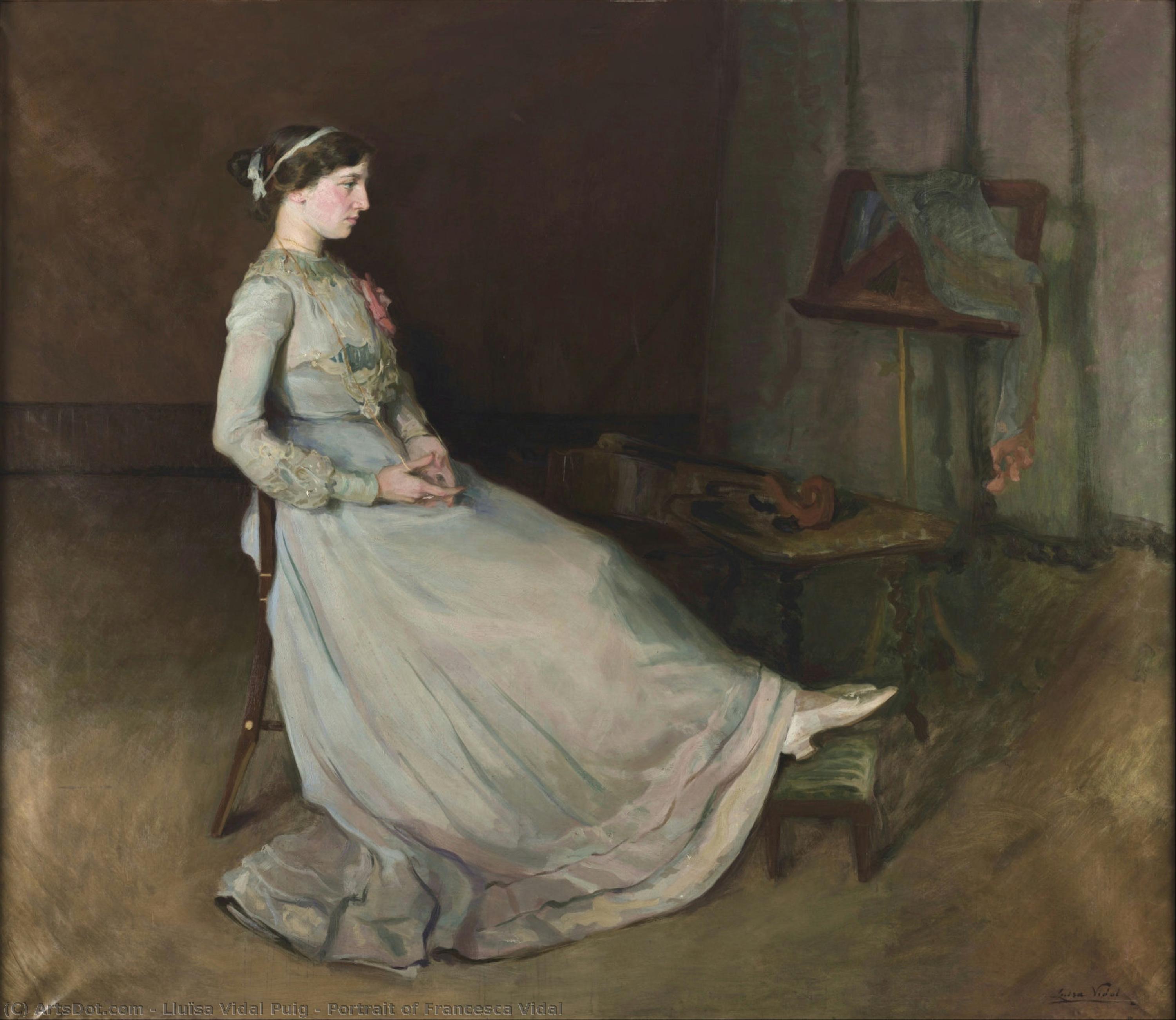 Portrait Of Francesca Vidal — Lluïsa Vidal Puig