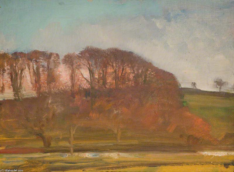 A Wooded Landscape - — Sir Alfred James Munnings