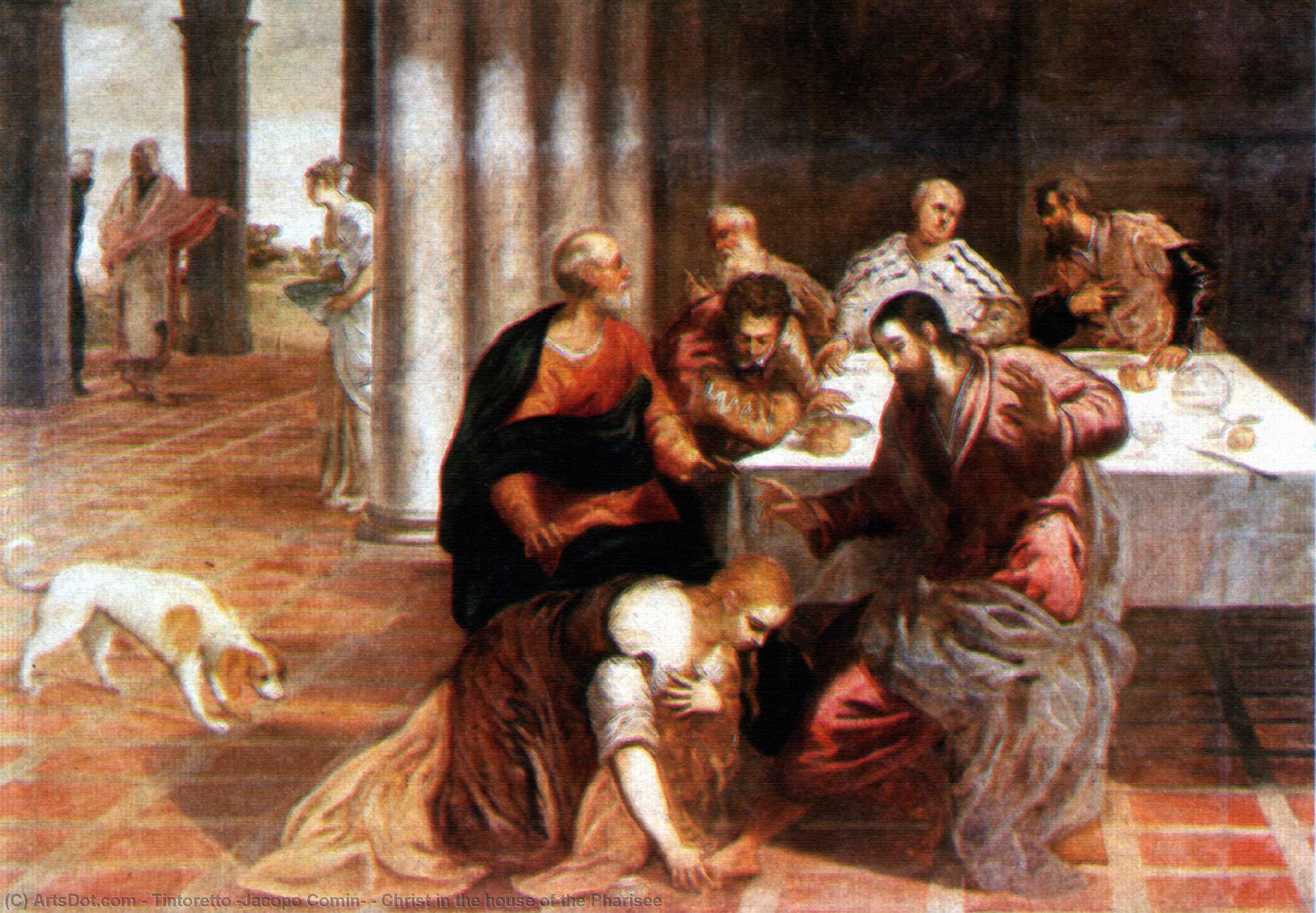 Christ In The House Of The Pharisee — Jacopo Tintoretto