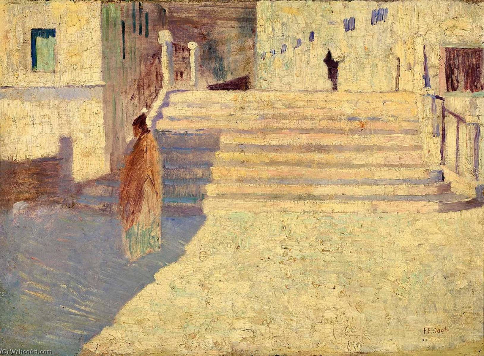 Femmes Pres Des Escaliers No. Ii — Frank Edwin Scott