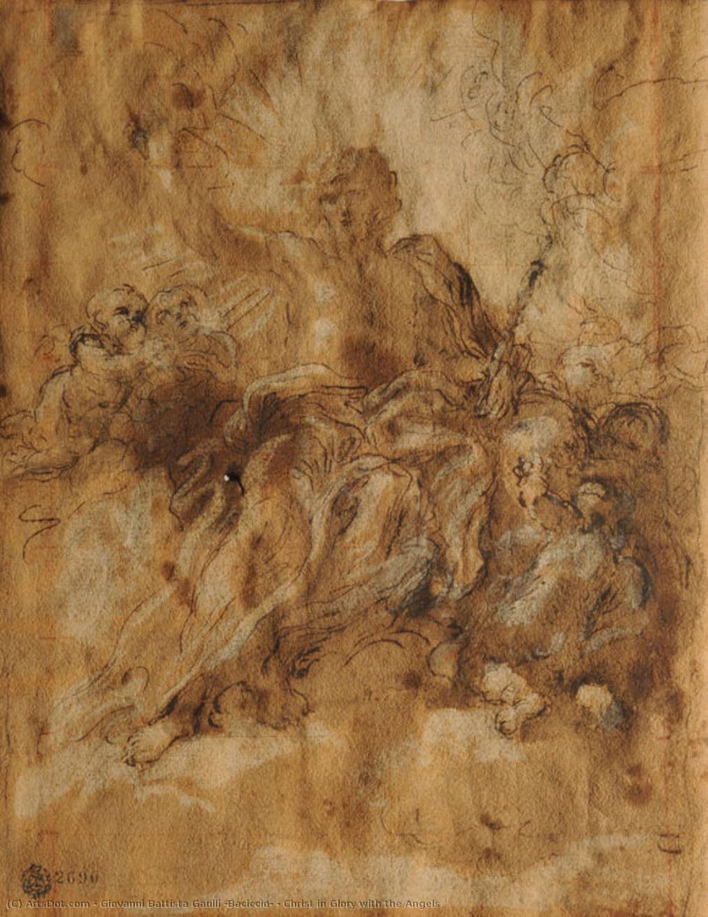 Christ In Glory With The Angels — Detto Baciccio Giovanni Battista Gaulli