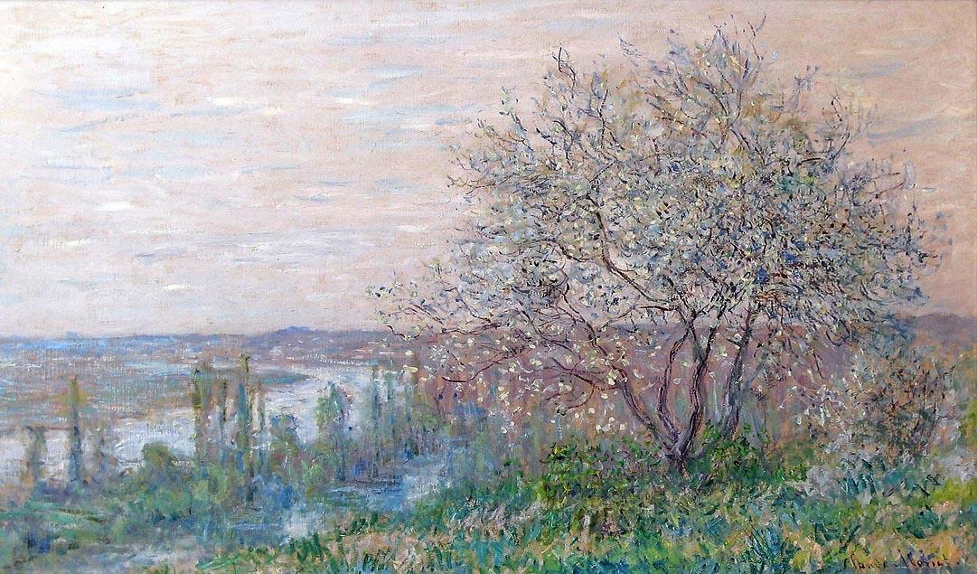 Frühling In Vétheuil — Claude Monet