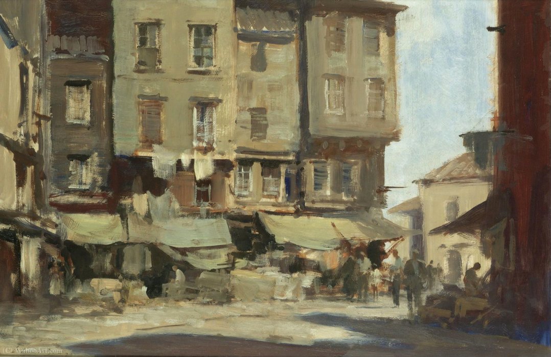 Wooden Houses, Istanbul — Edward Seago