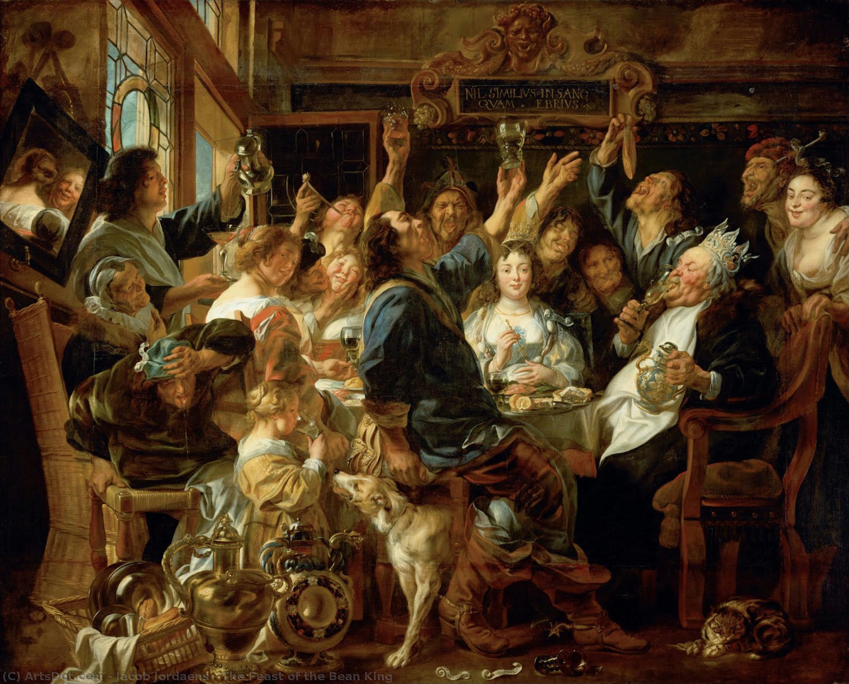 The Feast Of The Bean King — Jakob Jordaens