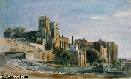 The Cathedral And Palace Of The Popes — Thomas Hartley Cromek