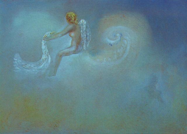 The Gaseous Swan, 1981 — Salvador Dalí