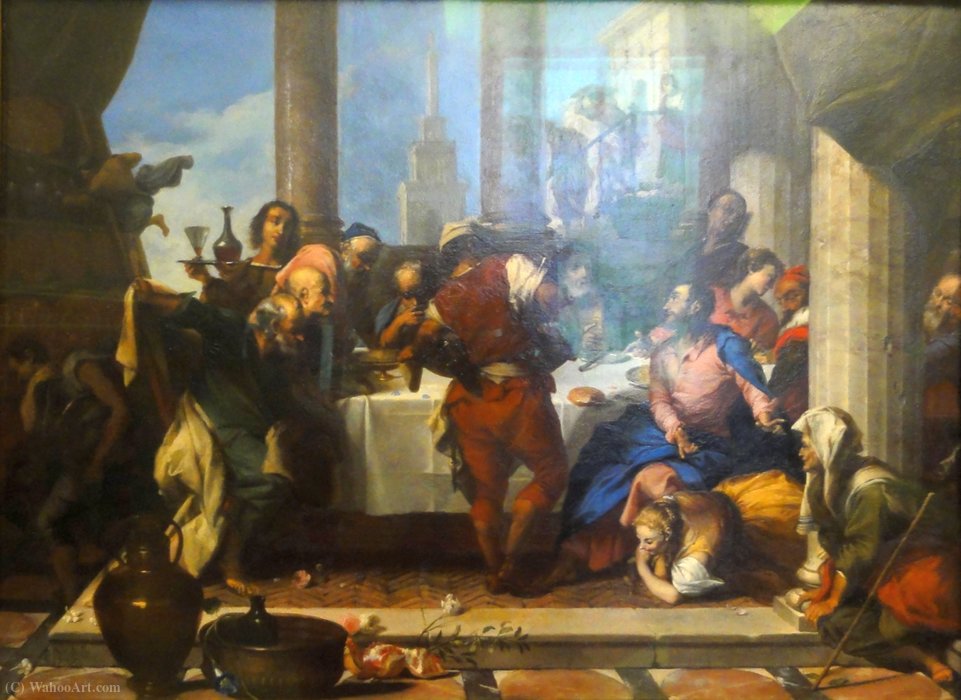 Christ In The House Of Simon — Nicolas Vleughels