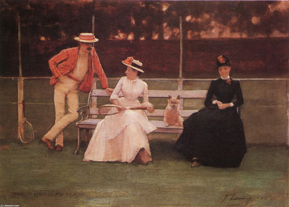 The Tennis Match — Sir John Lavery