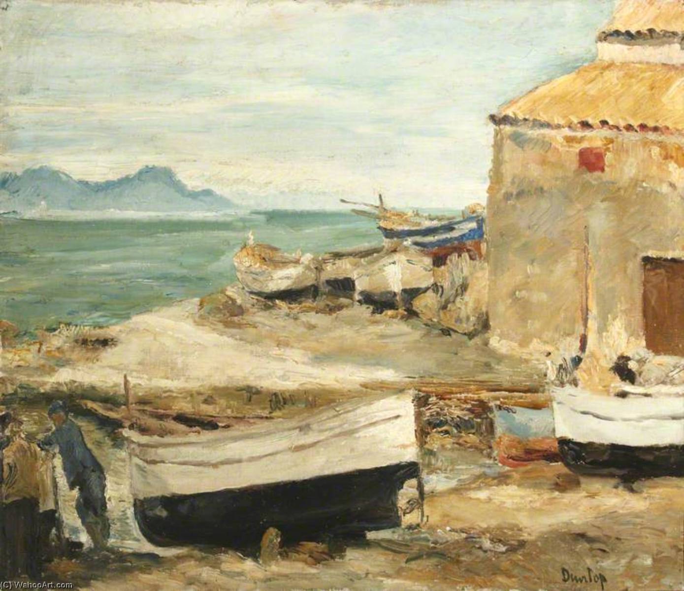 Boatsheds At St Tropez ( ) — Ronald Ossory Dunlop