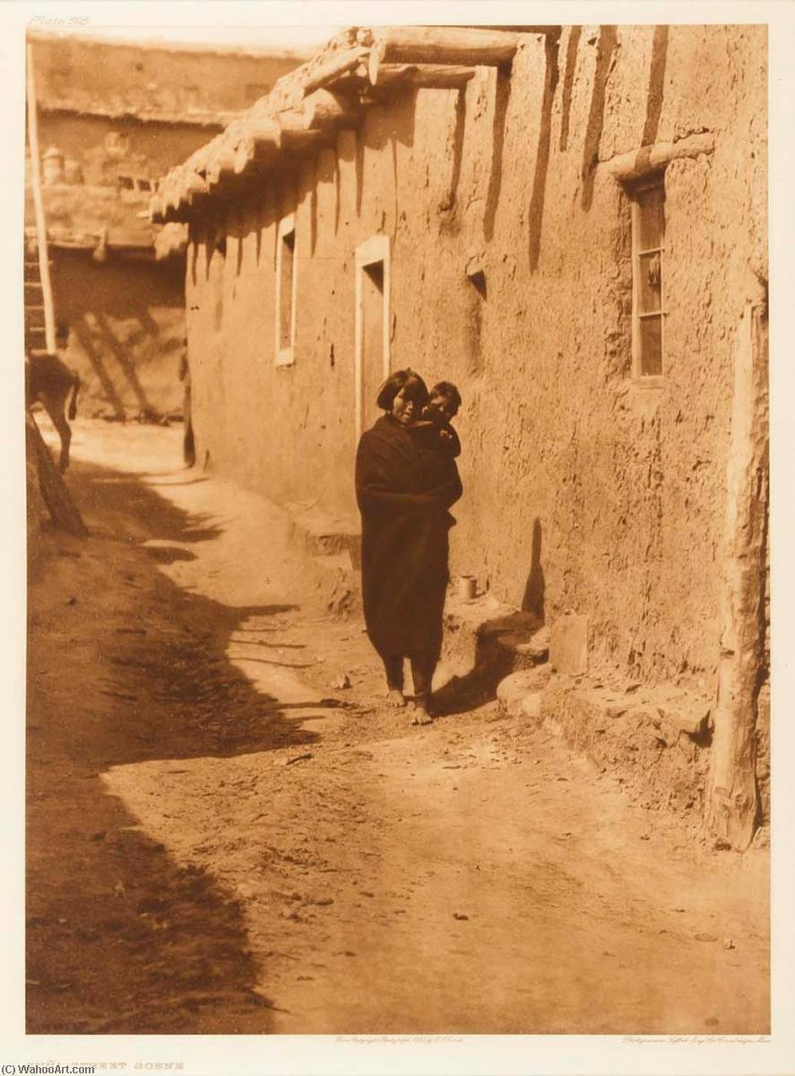Zuni Street Scene — Edward Sheriff Curtis