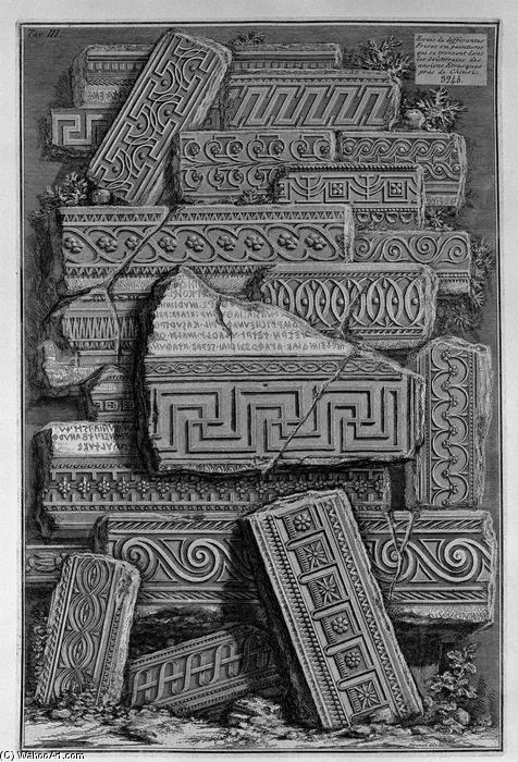 Friezes Of Etruscan Tombs Of Tarquinia — Giovanni Battista Piranesi