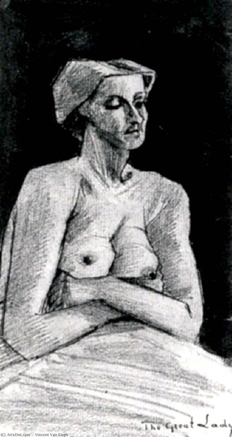 Niedere Frau, Halb Länge — Vincent Willem Van Gogh