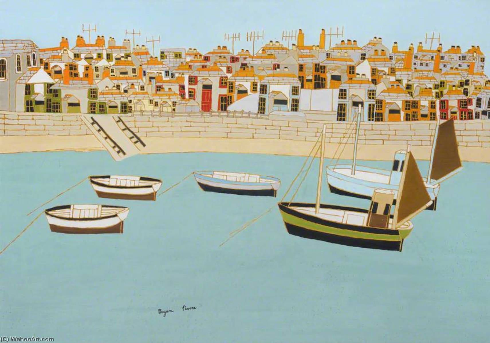 St Ives Harbour — Bryan Pearce