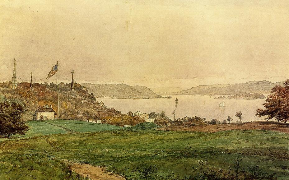 Looking North On The Hudson — Джейспер Франк Кропси