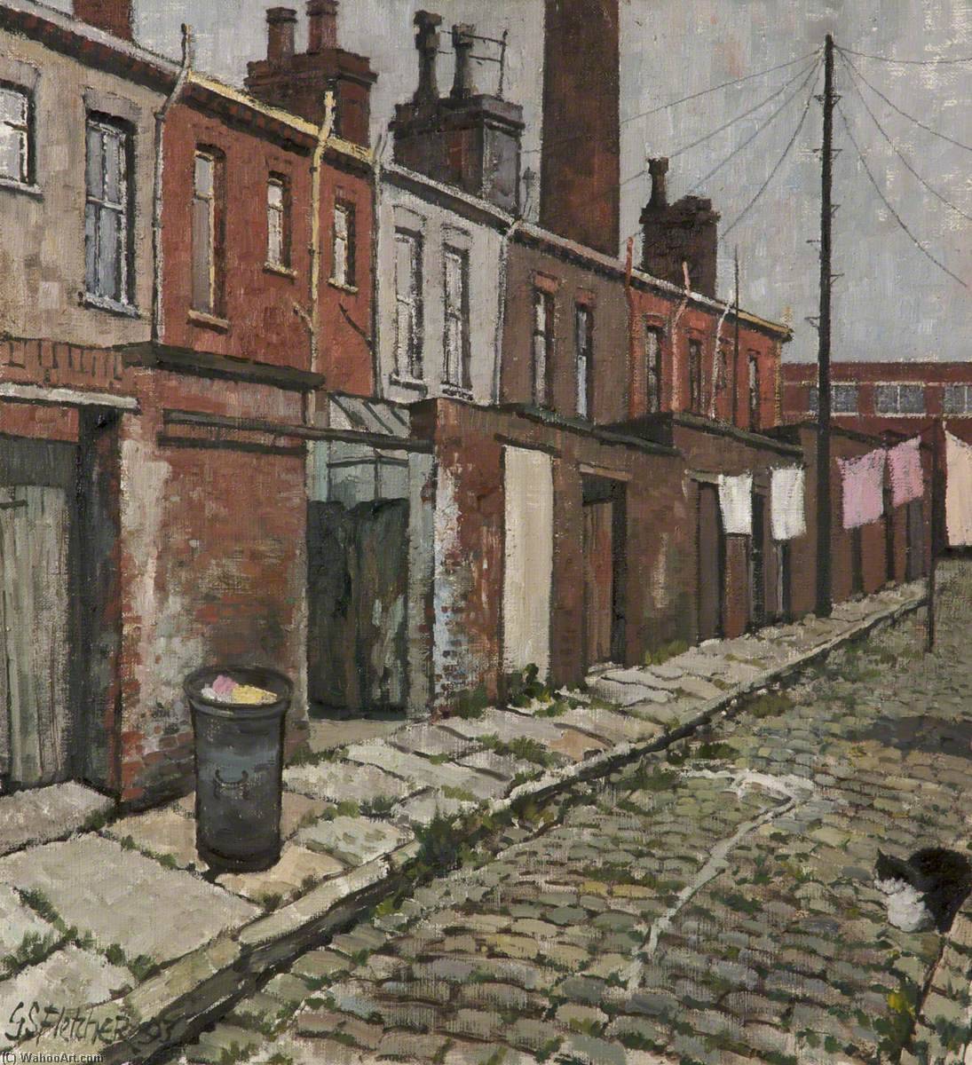 Lancashire Back Street — Geoffrey Scowcroft Fletcher
