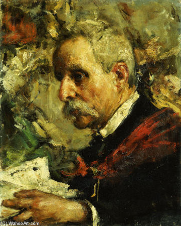 A Portrait Of The Artist''s Father — Antonio Mancini