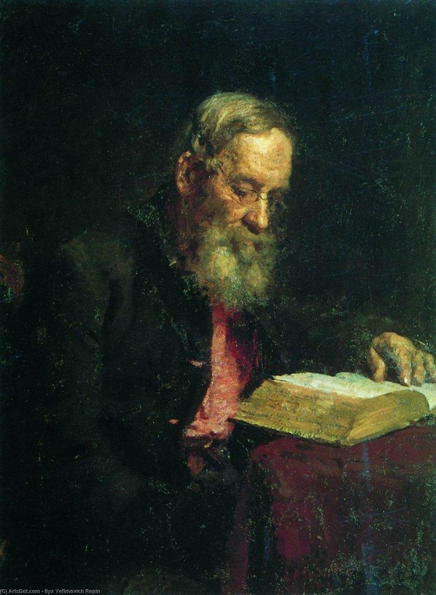 Portrait Of Efim Repin, The Artist's Father — Ilya Yefímovich Repin