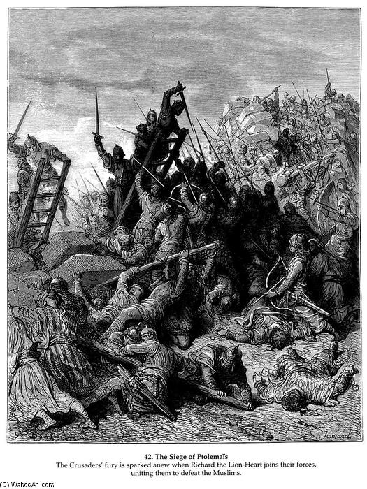 The Siege Of Ptolemais — Gustav Dore
