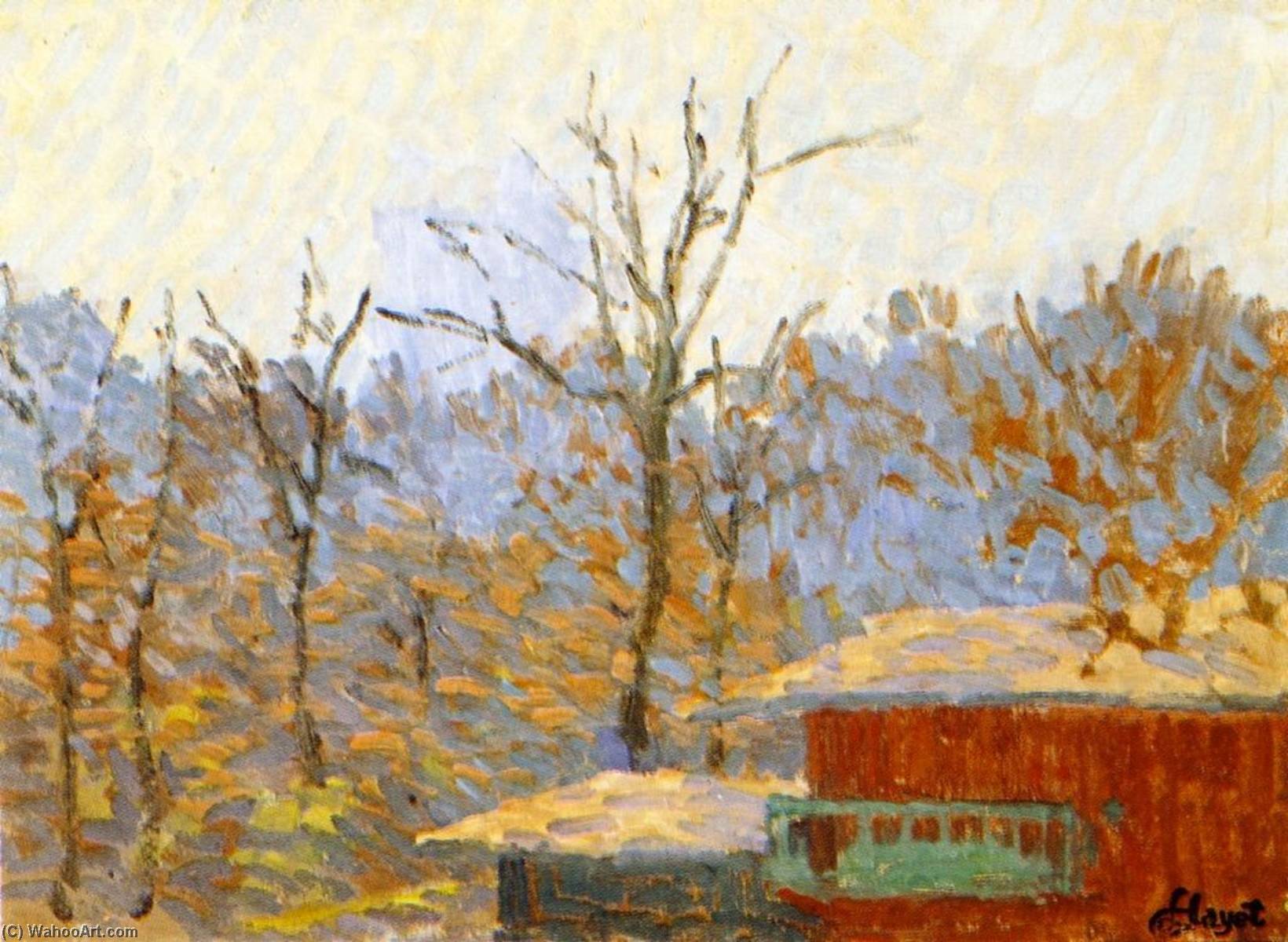 Landscape With Cabin — Louis Hayet
