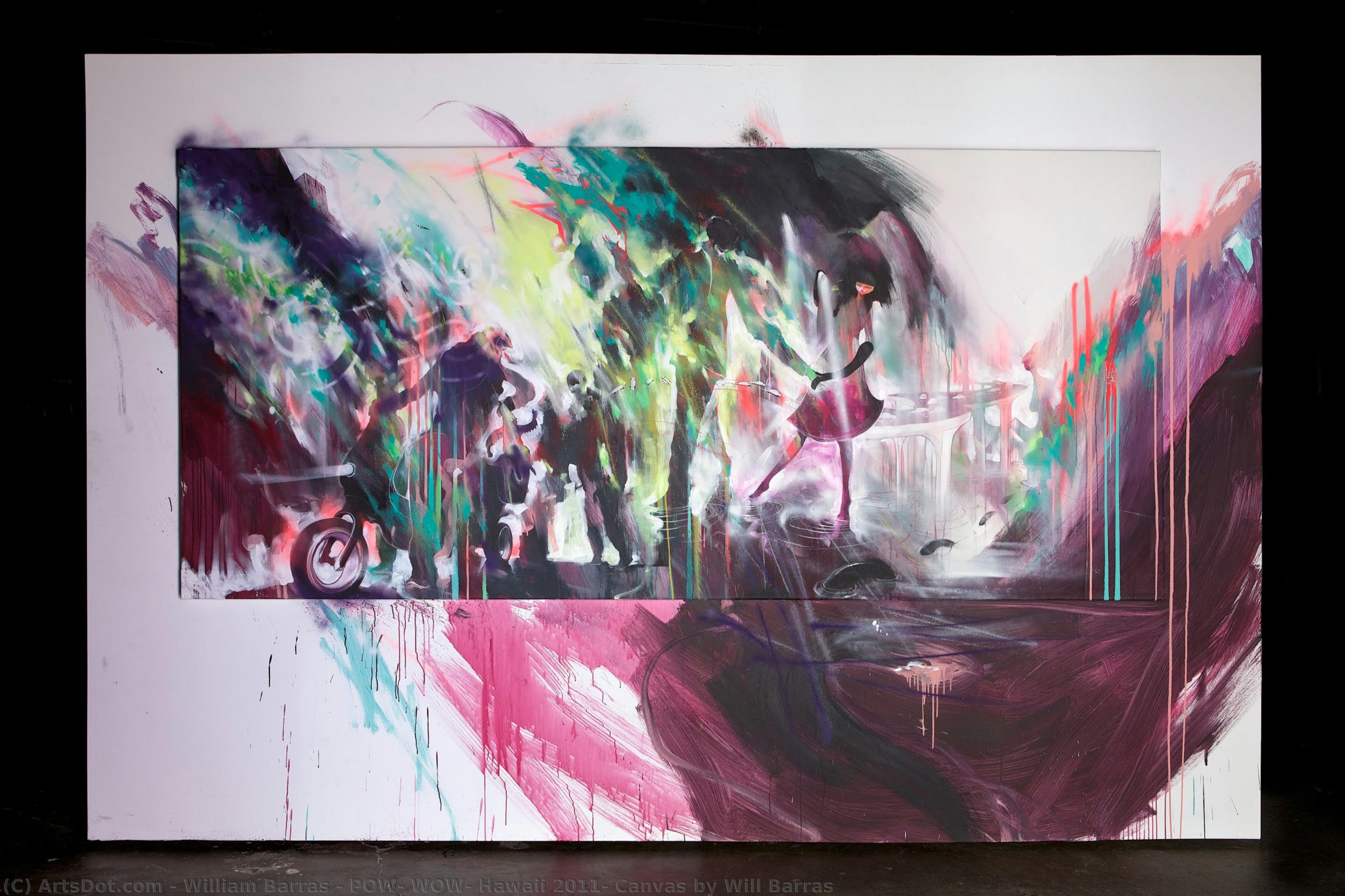 Pow! Wow! Hawaii 2011: Canvas By Will Barras — William Barras