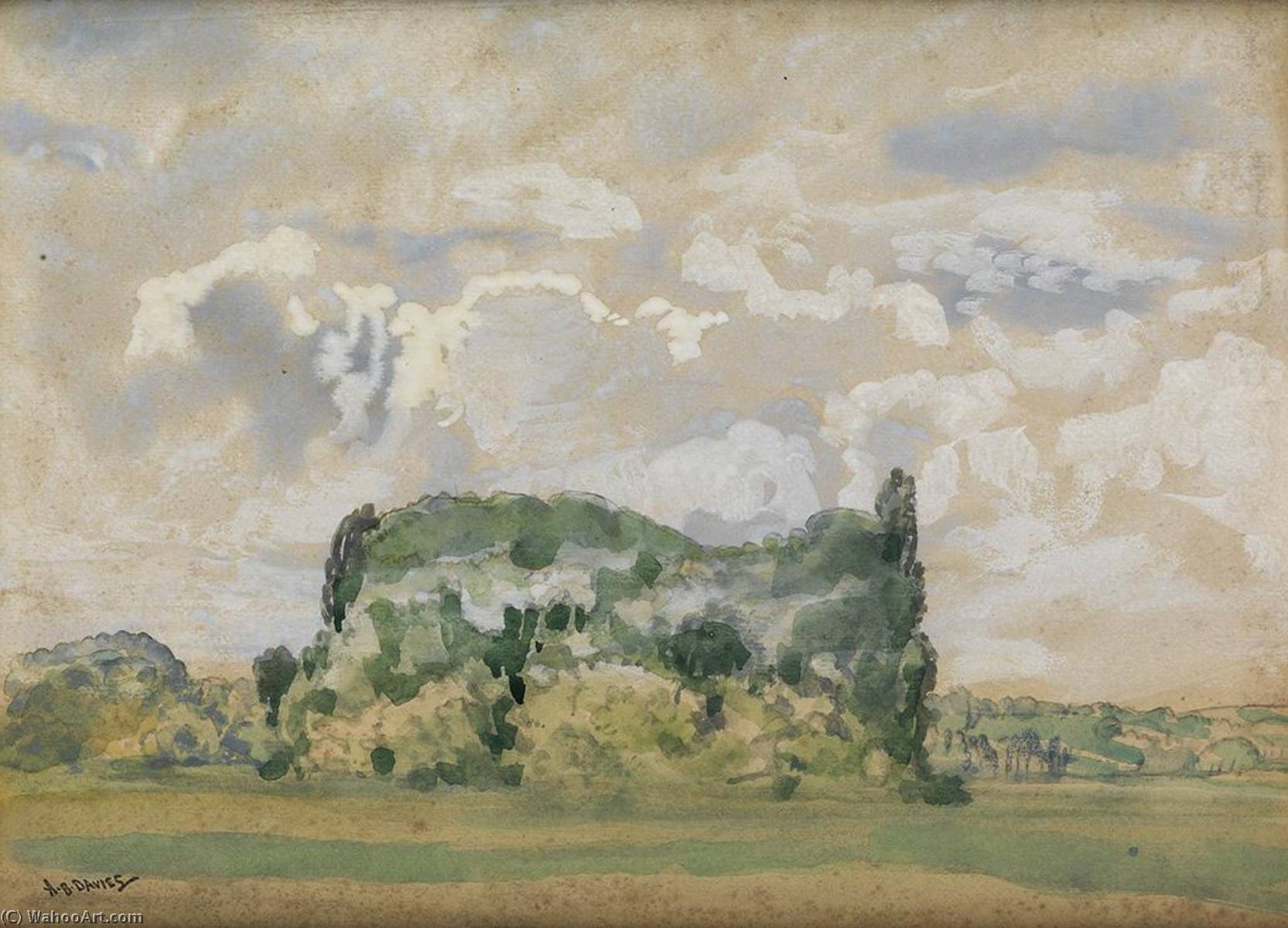 Landscape, France — Arthur B. Davies