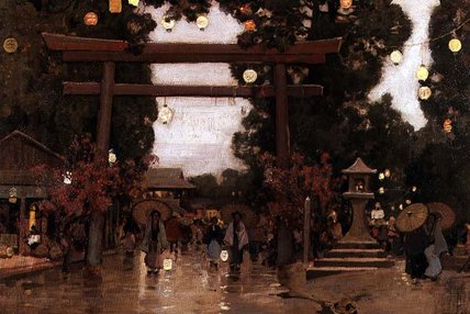 Spring In Japan — Alfred Edward East