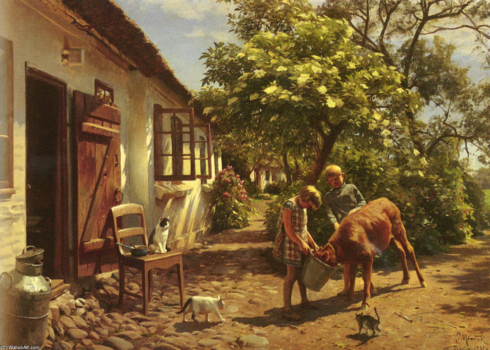 Feeding The Calf — Педер Мёрг Монстед