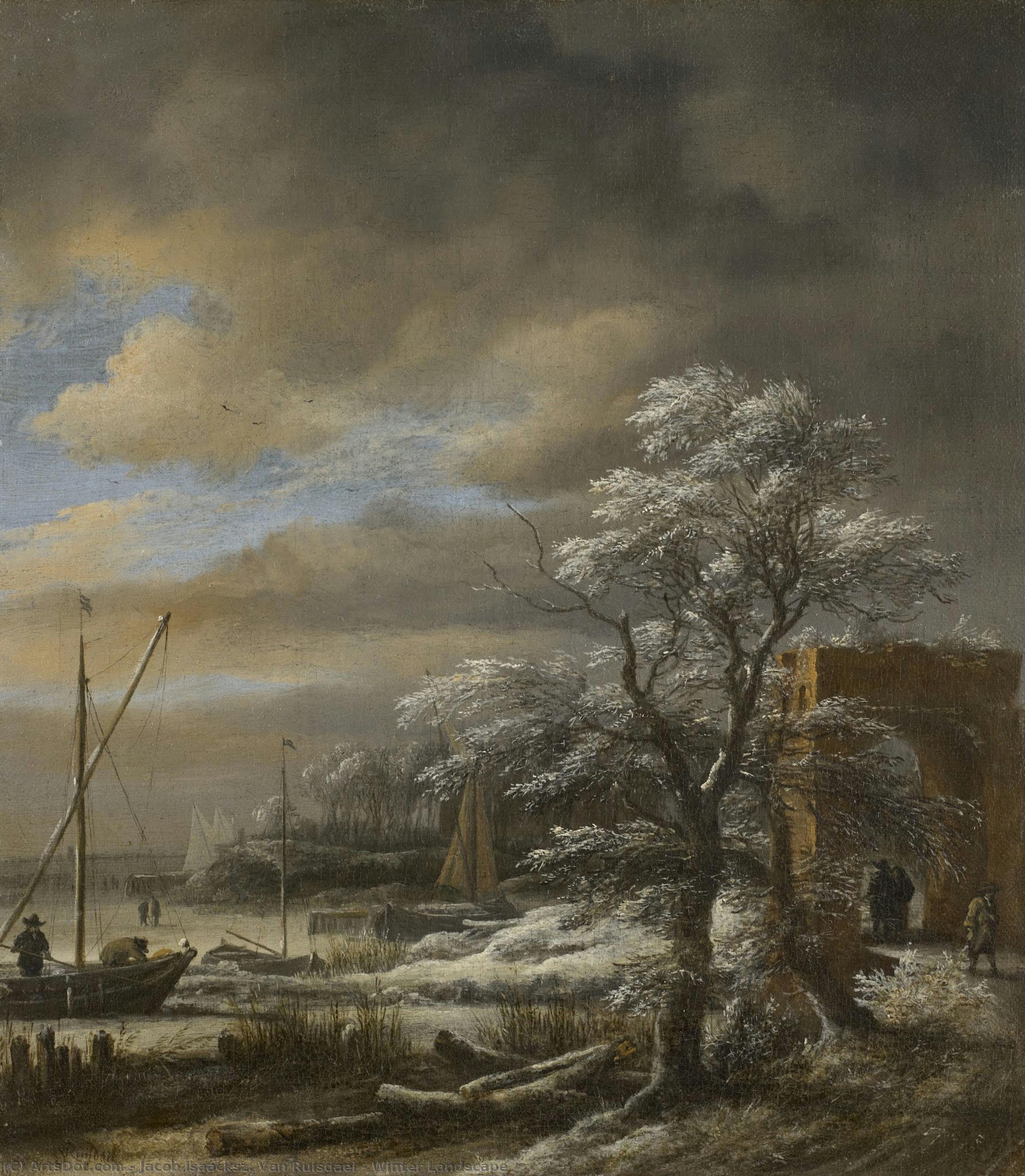 Winter Landscape — Јакоб Исаксзон Ван Рујсдаел