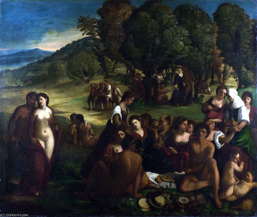 A Bacchanal — Dosso Dossi (giovanni Di Niccolò De Luteri)
