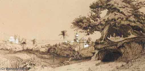 Houses By The Sea, Algiers — Charles Théodore Frère Dit Frère Bey