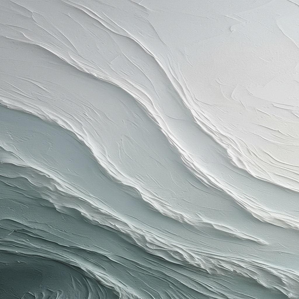 Ethereal Strata In Slate And Silver: A Meditative Study Of Sculptural Flow — David Moreau