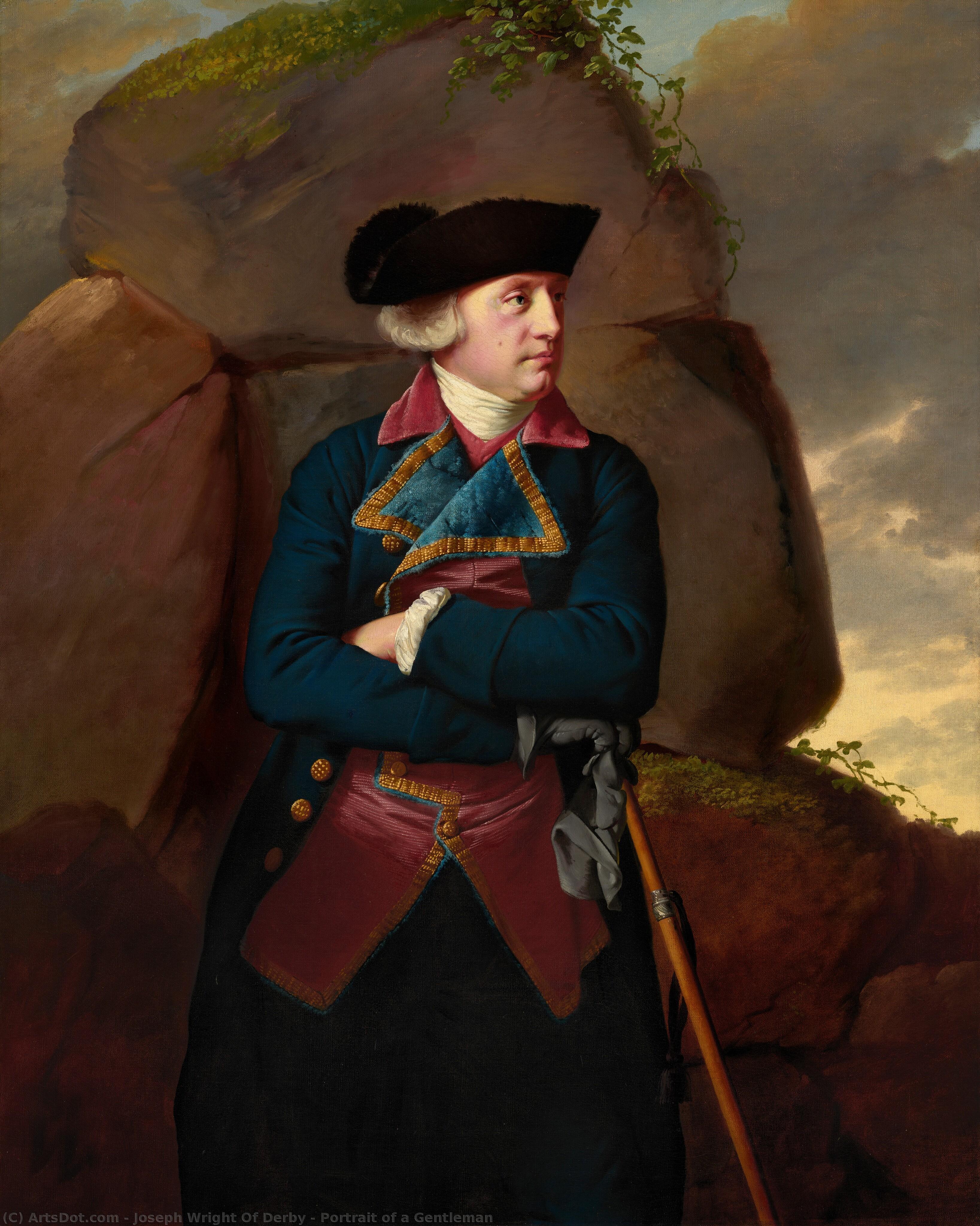 Portrait Of A Gentleman — Joseph Wright Of Derby